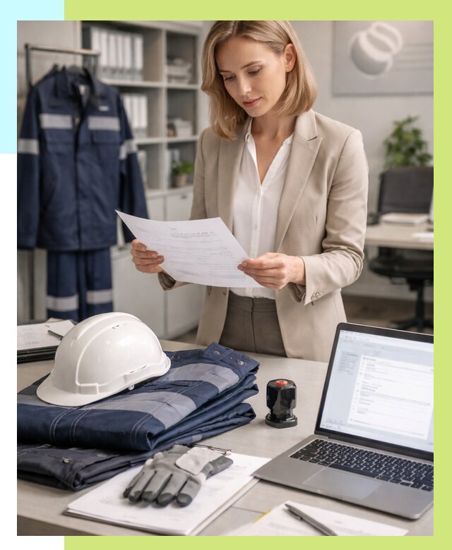 Сертификация спецодежды в Выборге от 7155 р. | Алешин-Вбр