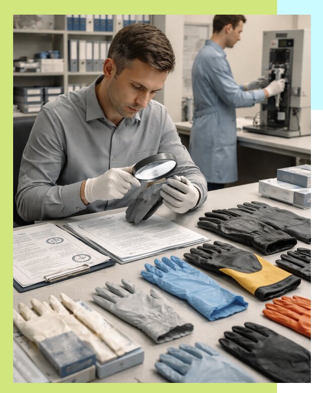 Сертификация перчаток и средств защиты продукции в Выборге