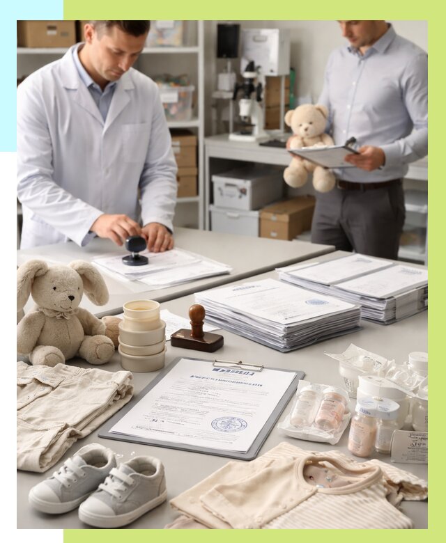 Сертификация детских товаров в Выборге от 15332 р. | Алешин-Вбр