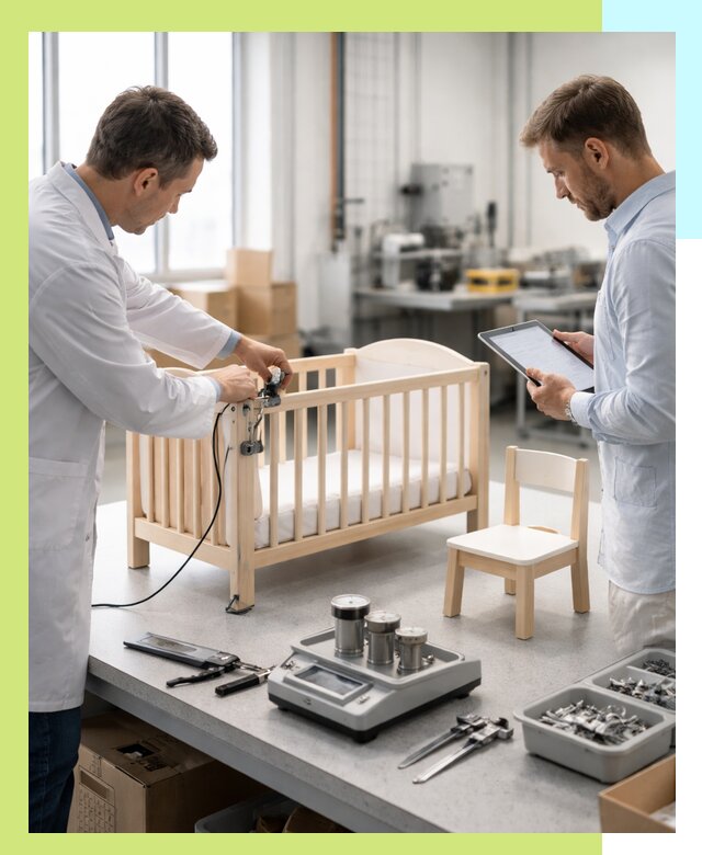 Сертификация детской мебели и проверка безопасности в Выборге