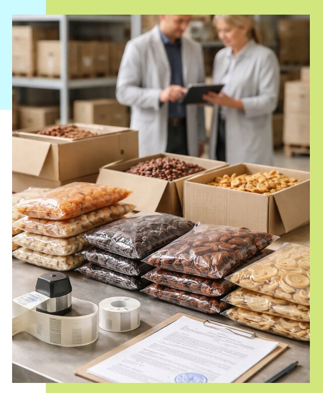 Сертификация сухофруктов в Выборге от 12265 р. | Алешин-Вбр под ключ