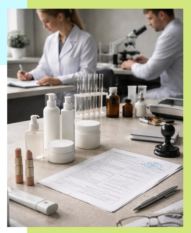 Сертификация косметики в Выборге от 20442 р. - Алешин-Вбр