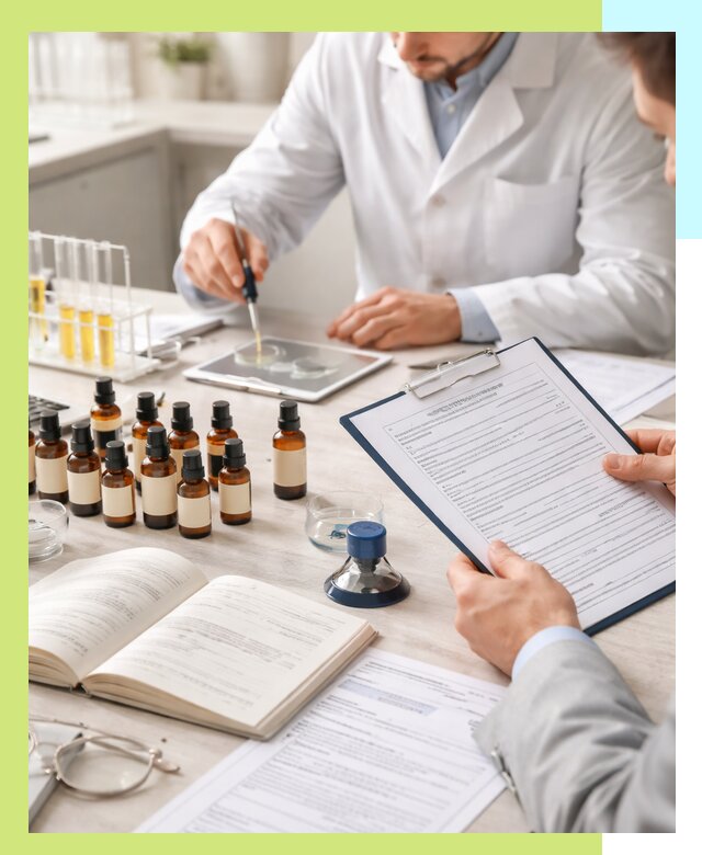 Сертификация эфирных масел и документация качества в Выборге