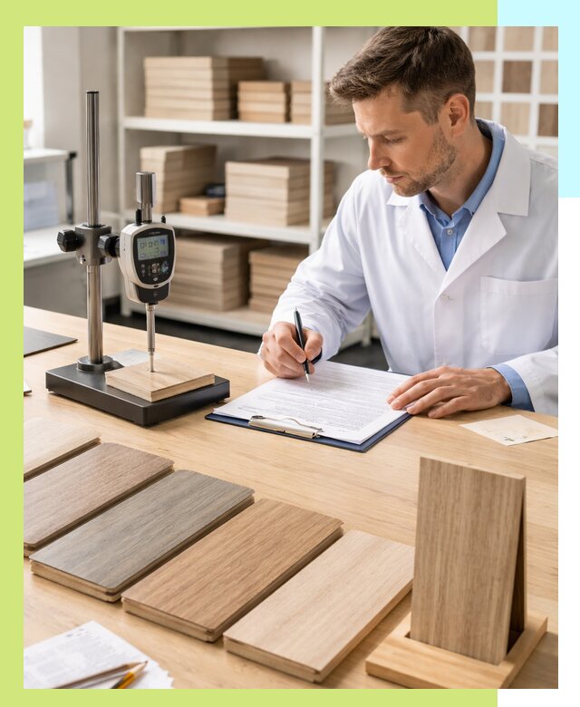 Сертификация ламината с испытаниями и оформлением документов в Выборге