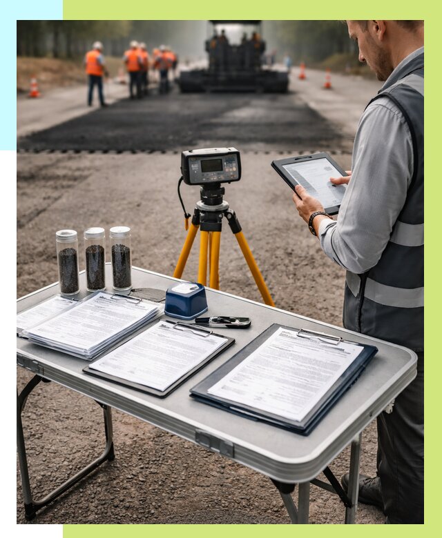 Сертификация асфальта в Выборге от 25553 р. | Алешин-Вбр