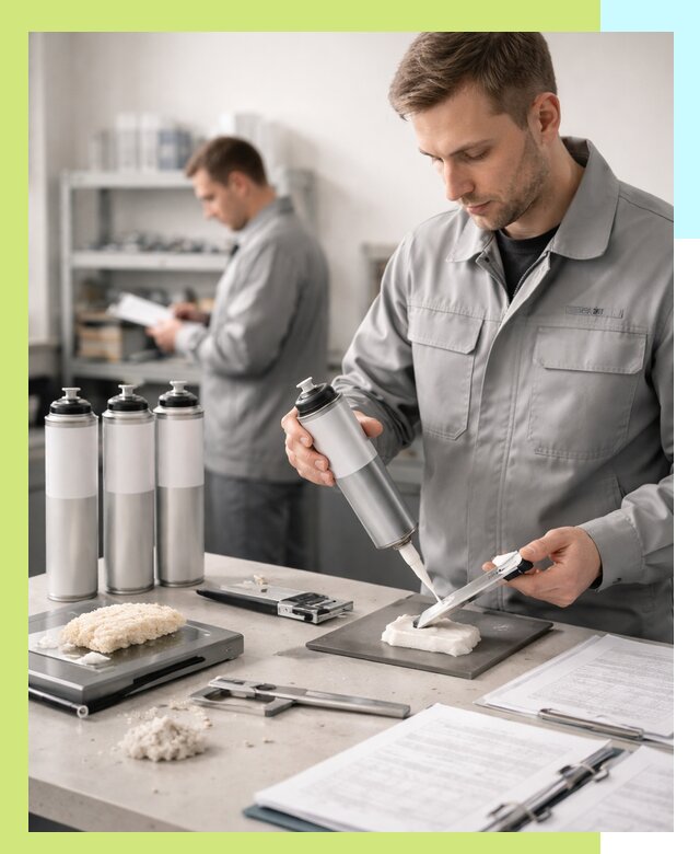 Сертификация монтажной пены и соответствие стандартам в Выборге