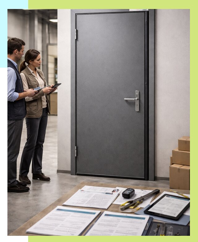 Сертификация противопожарных дверей в Выборге от 9199 р. | Алешин-Вбр