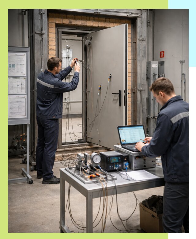 Сертификация противопожарных дверей в Выборге по ГОСТ и ТР