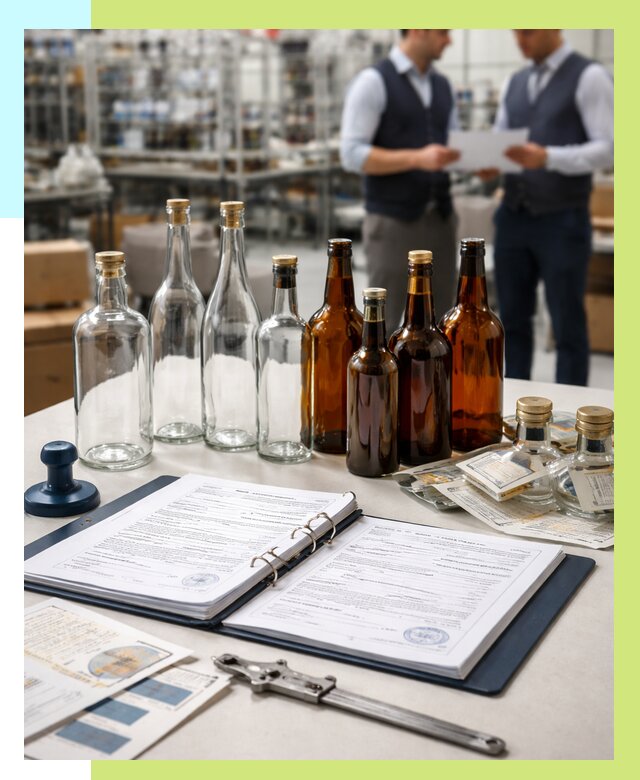 Сертификация стеклянных бутылок в Выборге от 25553 р. | Алешин-Вбр