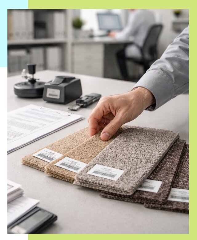 Сертификация ковролина в Выборге от 15332 р., Алешин-Вбр