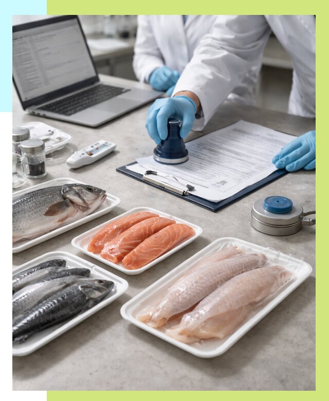 Сертификация рыбы и сертификат в Выборге от 15332 р. | Алешин-Вбр