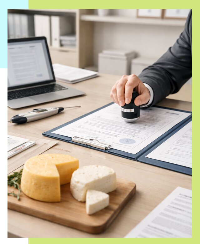 Сертификация сыров в Выборге от 15332 р | Сертификат на сыр Алешин-Вбр