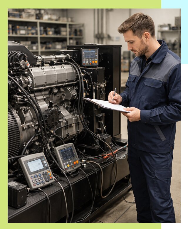 Сертификация дизельных генераторов и их оборудования в Выборге