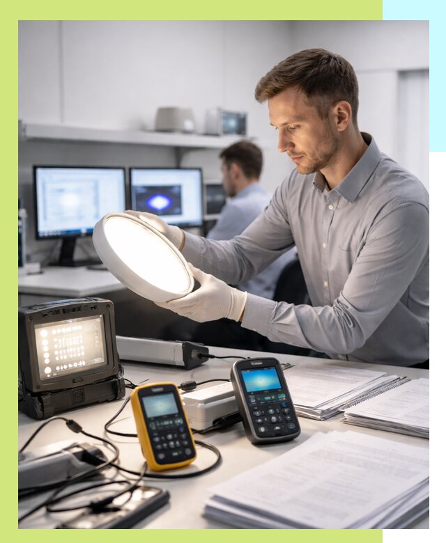 Сертификация светильников в Выборге: испытания и оформление