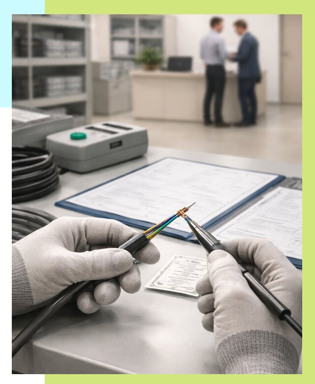 Сертификация провода в Выборге от 18398 р. в Алешин-Вбр