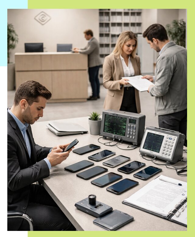 Сертификация телефонов в Выборге от 25553 р. под ключ | Алешин-Вбр