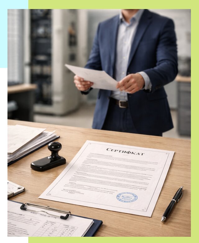 Сертификат на оборудование в Выборге от 15332 р. | Алешин-Вбр