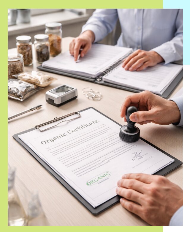 Получение органик сертификата для продукции в Выборге