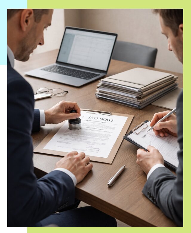 Сертификат ISO 9001 в Выборге купить от 81768 р. | Алешин-Вбр