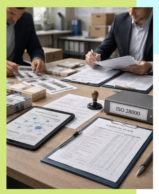 Получение сертификата ISO 28000 по безопасности цепи поставок в Выборге