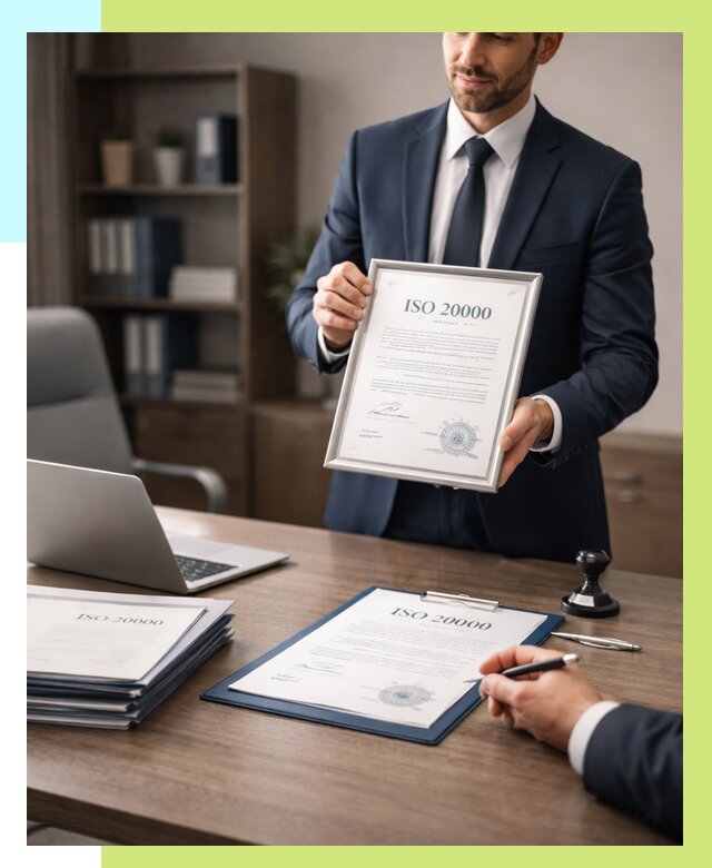 Сертификат ISO 20000 в Выборге под ключ от 122652 р., Алешин-Вбр