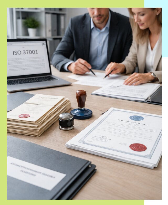 Получение сертификата ISO 37001 по системе борьбы с коррупцией в Выборге