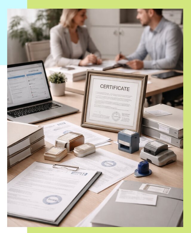 Сертификация компании в Выборге от 45995 р. | Алешин-Вбр — заказ